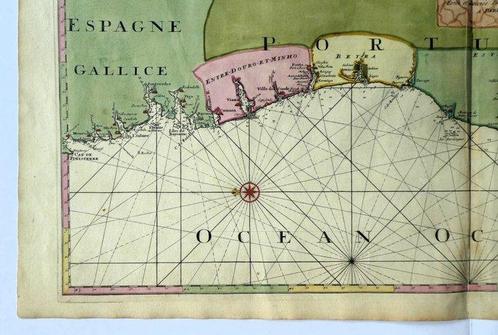 Portugal - Spanje; Hubert Alexis Jaillot / Pieter Mortier -, Boeken, Atlassen en Landkaarten