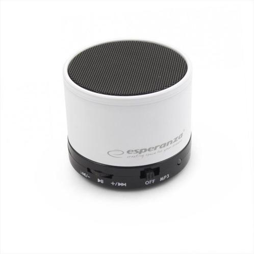 Esperanza EP115W Bluetooth Speaker RITMO Wit, Audio, Tv en Foto, Luidsprekers, Nieuw, Ophalen of Verzenden