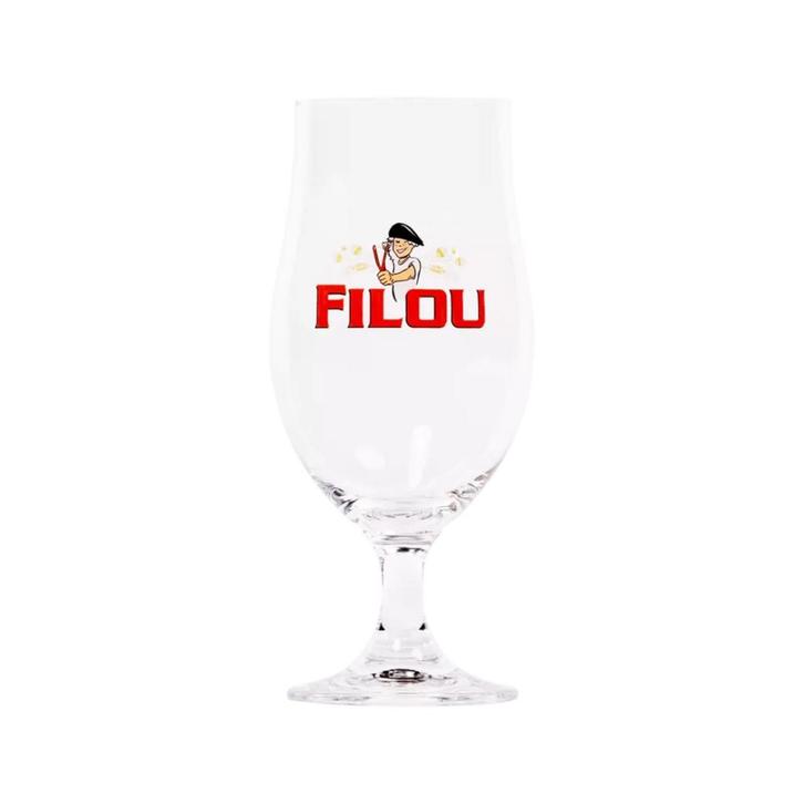 Filou bierglas - 33cl, Verzamelen, Biermerken