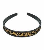 Haarband Diadeem Glitter Panter Print Goud, Verzenden, Nieuw