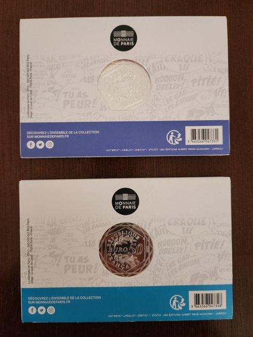 Frankrijk. 50 Euro 2022 Astérix (2 coins) (Zonder, Postzegels en Munten, Munten | Europa | Euromunten