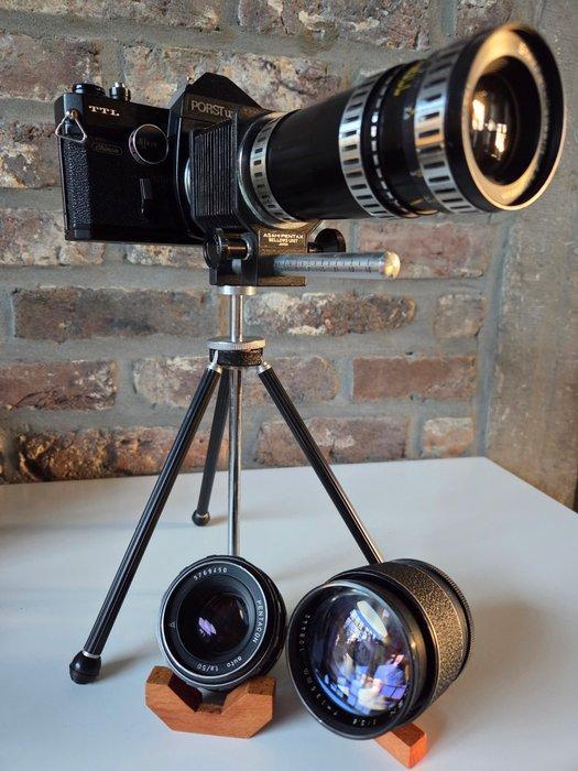 Chinon, Porst, Asahi, Pentacon, Steinheil Uniflex TTL black, Audio, Tv en Foto, Fotocamera's Analoog