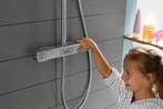 hansgrohe Croma E Showerpipe 1jet met thermostaat chroom, Verzenden, Zo goed als nieuw