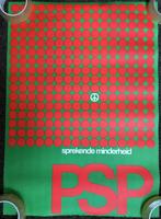 PSP Sprekende Minderheid - poster uit 1970, Gebruikt, Ophalen