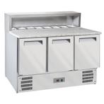 Diverso By Diamond Horeca Pizzawerkbank | 3 Deuren 1/1 GN |, Ophalen of Verzenden, Nieuw