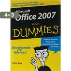 Office 2007 voor Dummies / Voor Dummies 9789043013666, Verzenden, Zo goed als nieuw, W. Wang