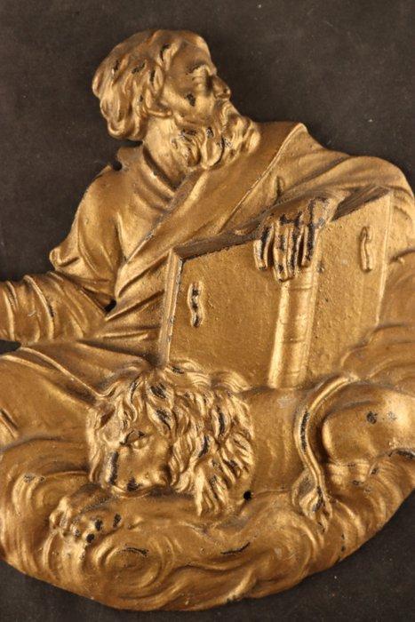 Reliëf plaquette - Plaque - IJzer, Antiek en Kunst, Antiek | Overige Antiek