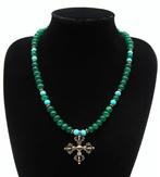 Emeraude, Howlite turquoise - Boeddhistische ketting -, Antiek en Kunst