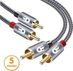 Tweedekans | Drivv. Premium Tulp Stereo Audio Kabel - 2RCA, Ophalen of Verzenden, Zo goed als nieuw