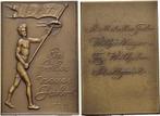 Bronze-plakette 1927 medaille der Praegeanstalt Mayer en..., Verzenden