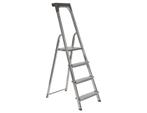 TRAPLADDER ALUMINIUM 3 TREDEN EURO STEP (Voor in Huis), Nieuw, Verzenden