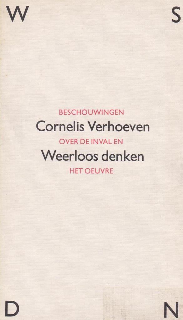 Weerloos denken 9789026305849 Bernard Verhoeven, Boeken, Filosofie, Gelezen, Verzenden