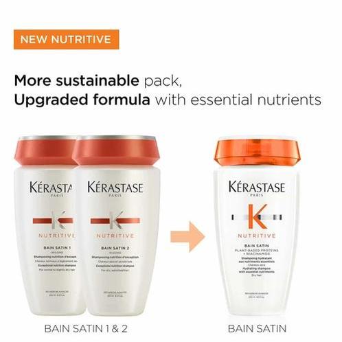 Kérastase Nutritive Bain Satin (Shampoo), Sieraden, Tassen en Uiterlijk, Uiterlijk | Haarverzorging, Nieuw, Verzenden