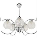 Kroonluchter - Chroom - Luster chroom en glas