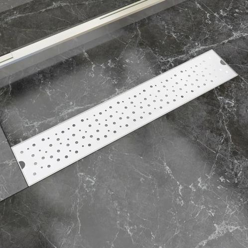 vidaXL Doucheafvoer rechthoekig bubbel 630x140 mm roestvrij, Doe-het-zelf en Verbouw, Sanitair, Nieuw, Verzenden