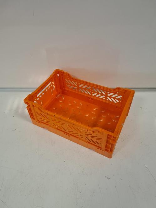 AyKasa opvouwbare krat Mini 27x17x10.5 cm, nieuw - Oranje, Zakelijke goederen, Horeca | Overige, Ophalen of Verzenden