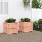 vidaXL Plantenbakken 2 st massief douglashout, Verzenden, Nieuw, 60 tot 100 cm, 60 cm of meer