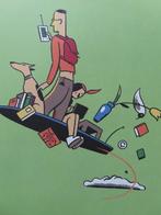 Meulen, Ever - 1 Silkscreen - Geen stil leven met boeken -, Boeken, Nieuw