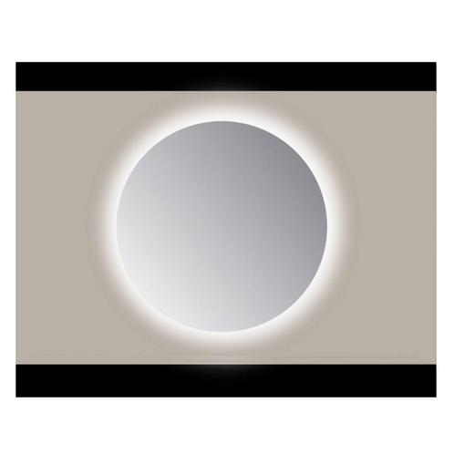 Spiegel Rond Sanicare Q 85 cm Ambi Cold White LED PP, Huis en Inrichting, Woonaccessoires | Spiegels, Nieuw, Rond, Ophalen of Verzenden