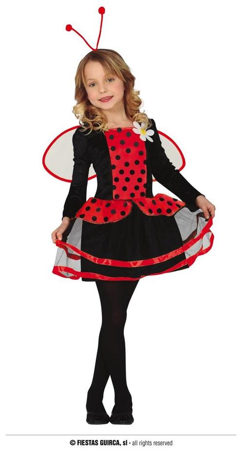 Jurk Lieveheersbeestje Kind, Kleding | Dames, Carnavalskleding en Feestkleding, Nieuw, Ophalen of Verzenden