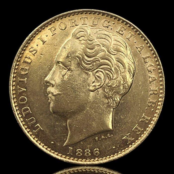 Portugal. D. Luis I (1861-1889). Monarquia Portuguesa Ouro, Postzegels en Munten, Munten | Europa | Niet-Euromunten