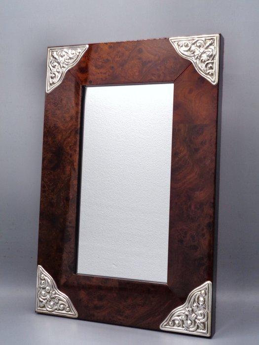 PG-Miani Argenteria - Wandspiegel - .925 zilver, de ware, Antiek en Kunst, Antiek | Goud en Zilver