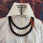 Onyx - Zilver - Halsketting - Antica Corniola Tibetana