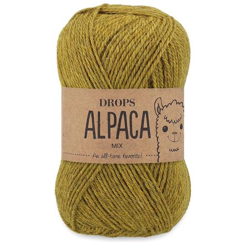 DROPS Alpaca Mix - 9029 tarweveld - Wol Garen, Hobby en Vrije tijd, Breien en Haken, Ophalen of Verzenden