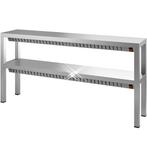 Rvs etagère verwarmd 2 hoog 2000x300x700 mm, Verzenden, Nieuw in verpakking