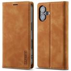 LC.IMEEKE iPhone 16 Portemonnee Hoesje - Cognac, Verzenden, Nieuw