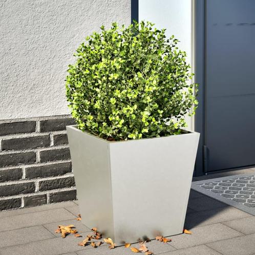 vidaXL Plantenbank 40x40x40 cm roestvrij staal, Tuin en Terras, Bloembakken en Plantenbakken, Nieuw, Metaal, Verzenden