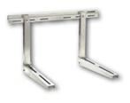 RVS muurconsol met traverse | 100+100 kg, Verzenden, Nieuw in verpakking