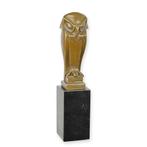 Uil - Bronzen Beeld - Brons Beeld - Art Deco - Kunst Beelden, Antiek en Kunst, Verzenden