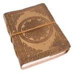 Spiritueel Notitieboekje Leer Mandala (17,5 x 13 cm) -, Nieuw, Verzenden