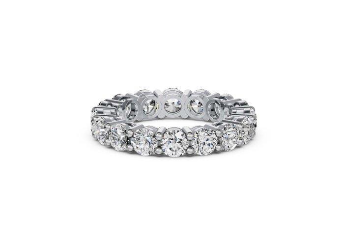 Zonder Minimumprijs - Ring - 14 karaat Witgoud - 4.51ct. tw., Sieraden, Tassen en Uiterlijk, Ringen