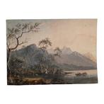 Scuola Inglese (XVIII) - Paesaggio, Sulle Rive del Lago