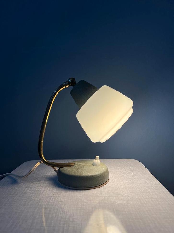 Vintage Mid Century Bedside Table Lamp, Huis en Inrichting, Lampen | Tafellampen, Ophalen of Verzenden