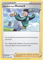 Rapid Strike Style Mustard 132/163 Battle Styles, Hobby en Vrije tijd, Verzamelkaartspellen | Pokémon, Ophalen of Verzenden, Nieuw