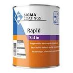 Sigma Rapid Satin - Wit - 2,5 liter (Lakverf), Wit, Nieuw, Ophalen of Verzenden, Lak