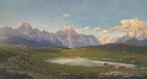Marcelliano Canciani (1873-1953) - Paesaggio di montagna -, Antiek en Kunst, Kunst | Schilderijen | Klassiek