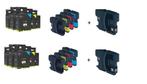 Huismerk Cartridge Set t.v.v. Brother lc-980, Nieuw, Cartridge, Inktmedia