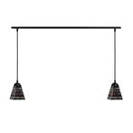 2 x Tiffany Industrial Small aan plafondbalk