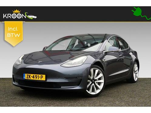 Tesla Model 3 Long Range AWD 75kWh Autopilot, Auto's, Tesla, Lease, Automaat, Hatchback, Elektrisch, Plug-in hybride, Bluetooth