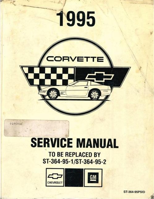 1995 CHEVROLET CORVETTE WERKRPLAATSHANDBOEK ENGELS, Auto diversen, Handleidingen en Instructieboekjes