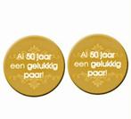 2 buttons al 50 jaar een gelukkig paar, Hobby en Vrije tijd, Feestartikelen, Verzenden, Nieuw, Versiering, Geboorte of Huwelijk