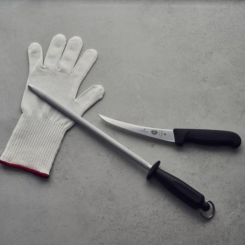GGM Gastro | VICTORINOX | Slagersstaal - ovaal - vrije |, Huis en Inrichting, Keuken | Bestek, Nieuw, Overige materialen, Verzenden
