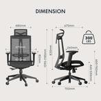 Ergonomische Bureaustoel -  Office Chair - Gamestoel - Volwa, Verzenden, Zo goed als nieuw