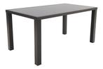 VDG Alma tuintafel 160 x 90 – Antraciet, Nieuw, Overige materialen, Rond, Verzenden