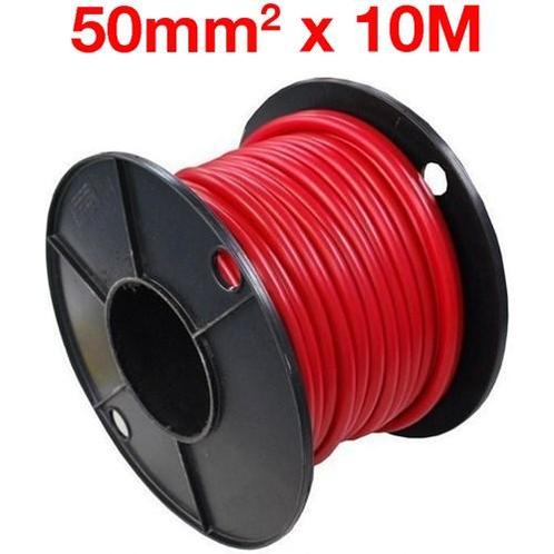 Accukabel 50Mm2 Rood (Per 10 Meter), Auto diversen, Onderhoudsmiddelen, Verzenden