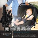 KESSER® Kinderwagen - 3 in 1 - Loops - Wandelwagen - Zwart, Verzenden, Nieuw